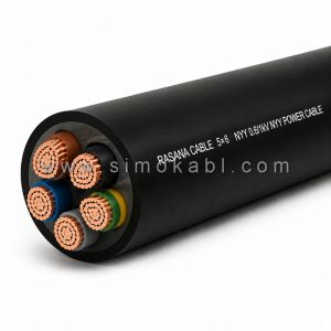 کابل برق مفتولی NYY 5×6 رسانا